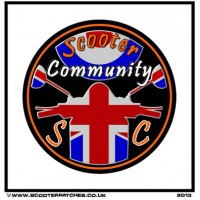 Scooter Community SC printed Patch